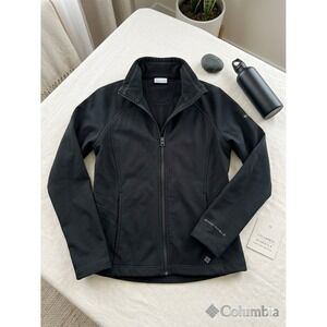 Columbia Gorpcore Omni-Shield Softshell Full Zip Jacket Women's Small Black